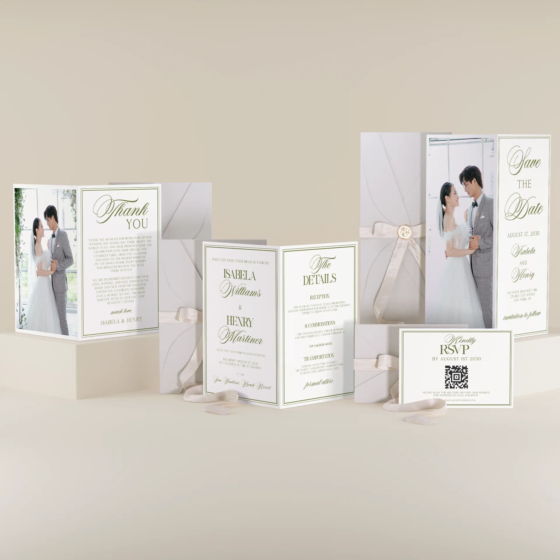 Heirloom — Wedding Invitation Bundle