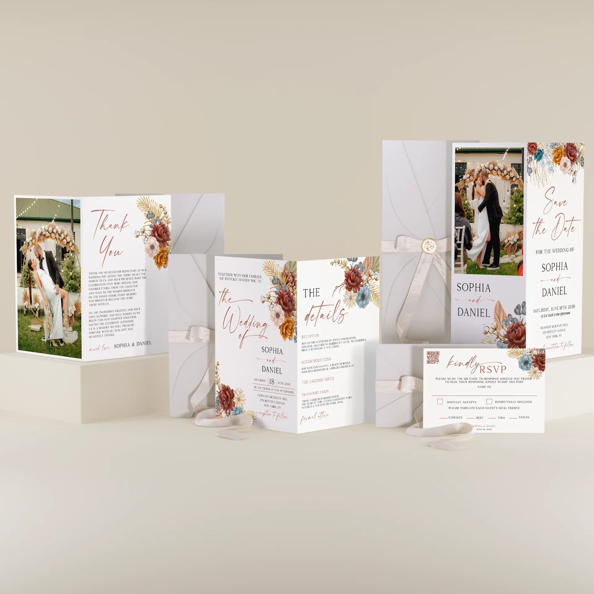 Wander — Wedding Invitation Bundle