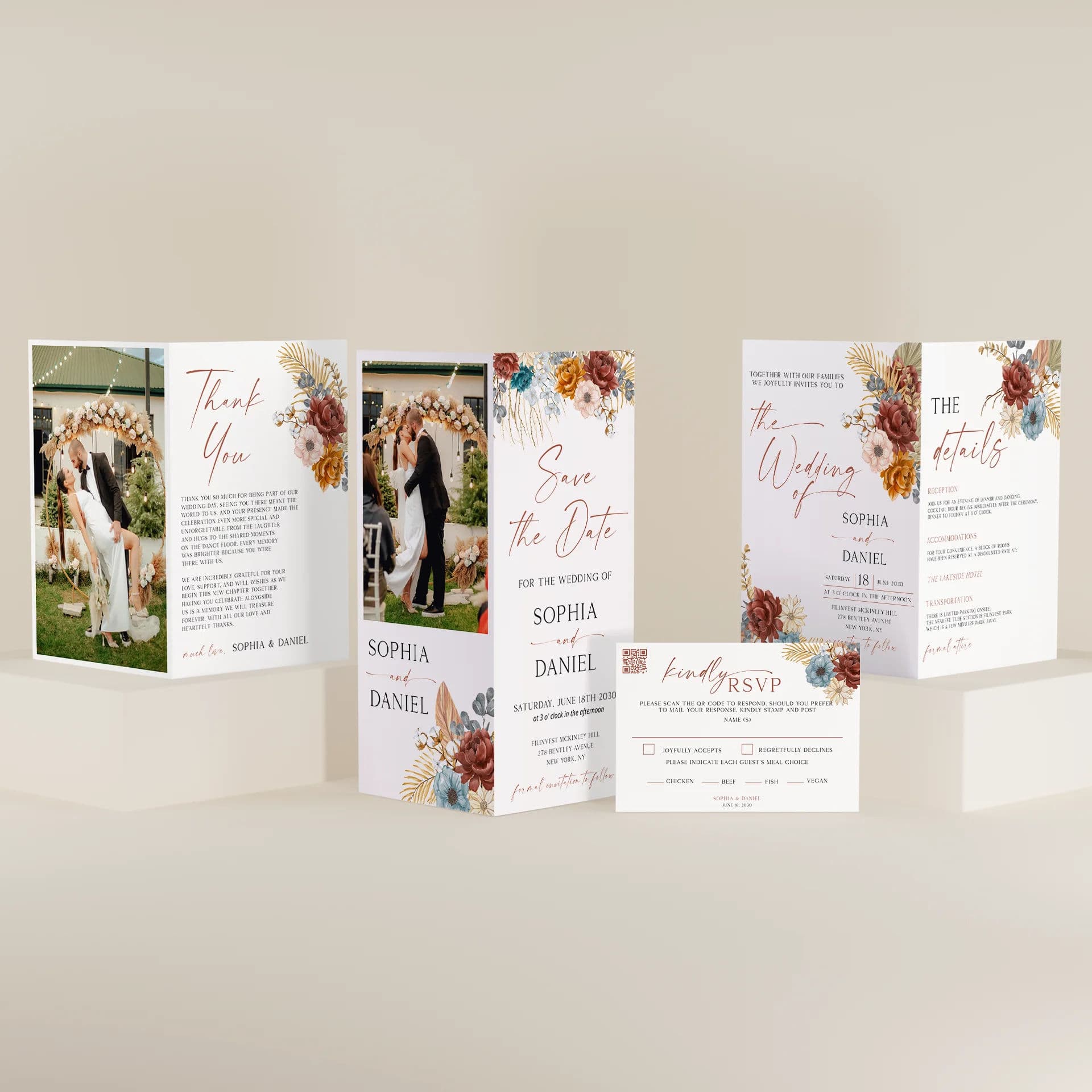 Wander — Wedding Invitation Bundle