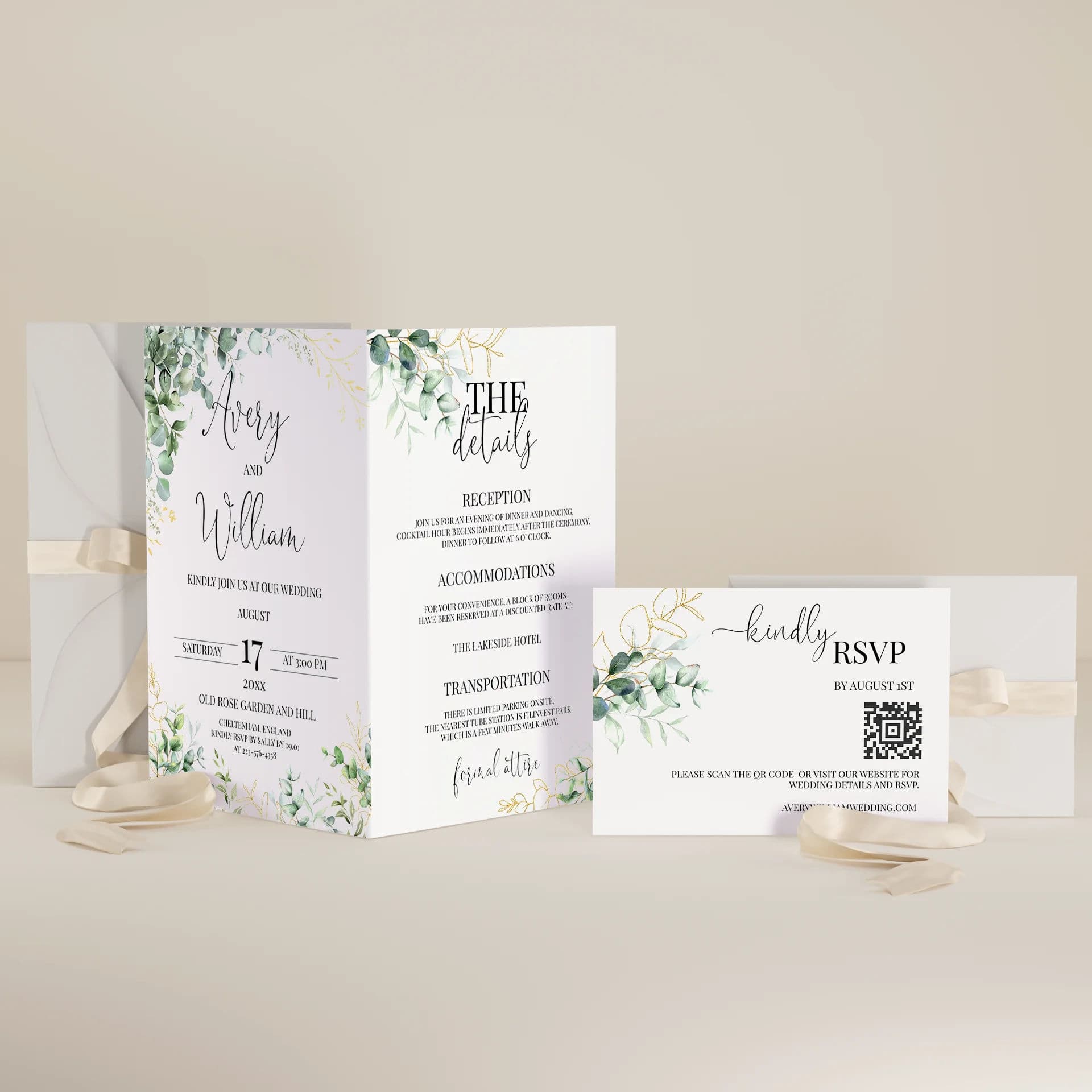 Sage — Wedding Invitation Kit