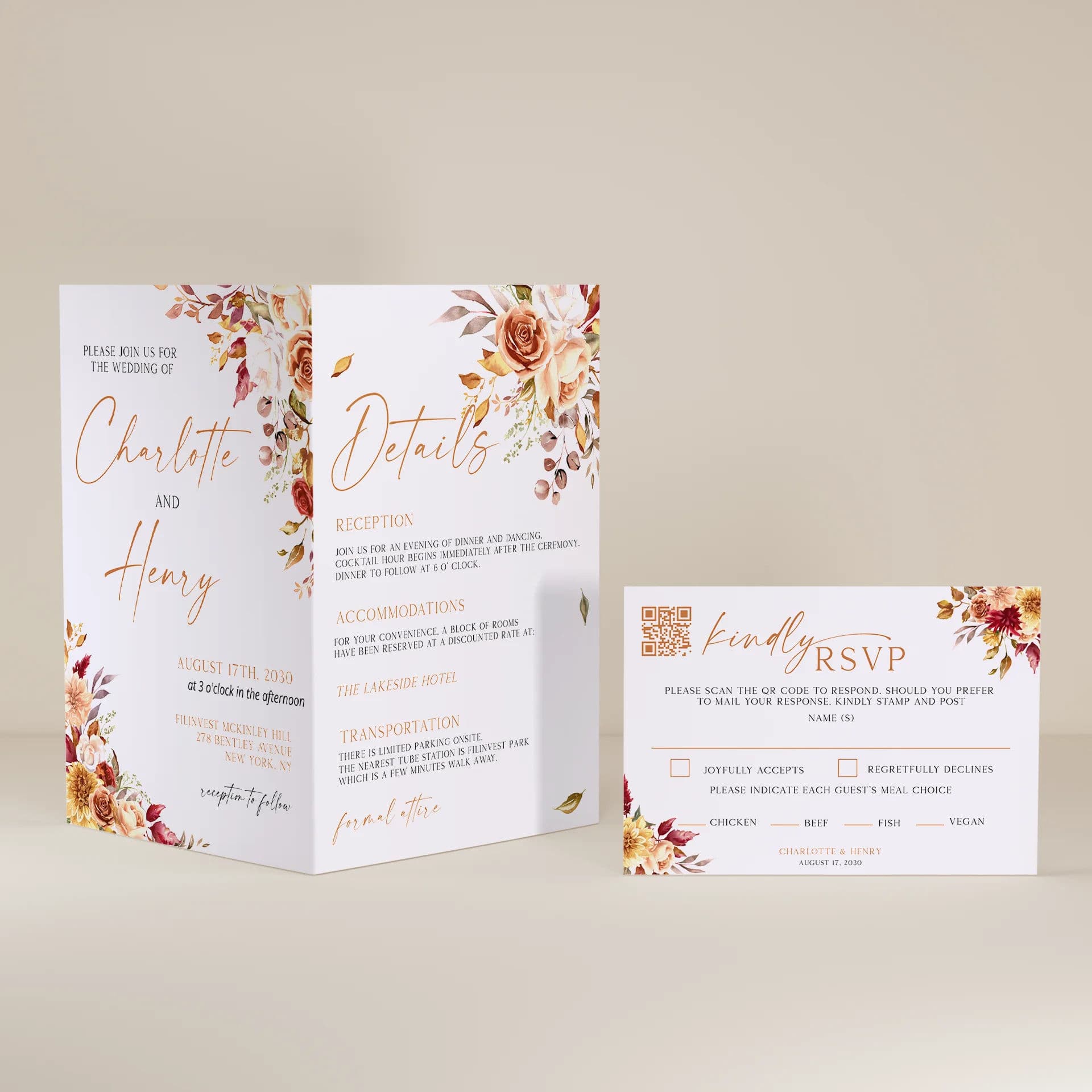 Dusk — Wedding Invitation Kit