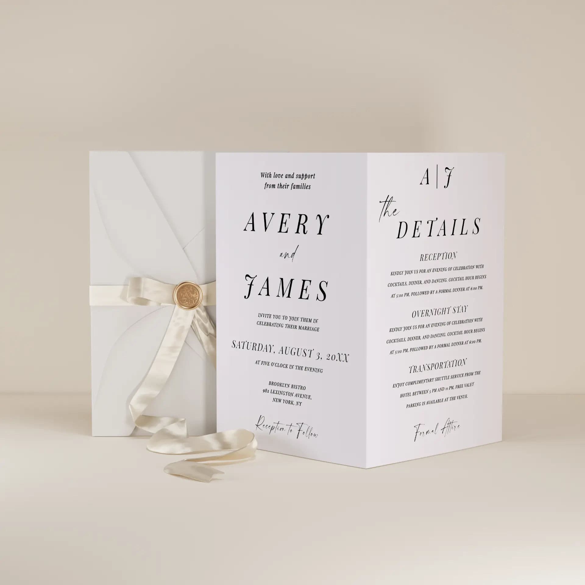 Pare — Wedding Invitation Template